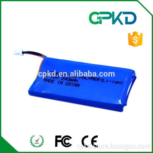100% compitable wireless headset battery 052050 lipo 3.7v battery for CS50